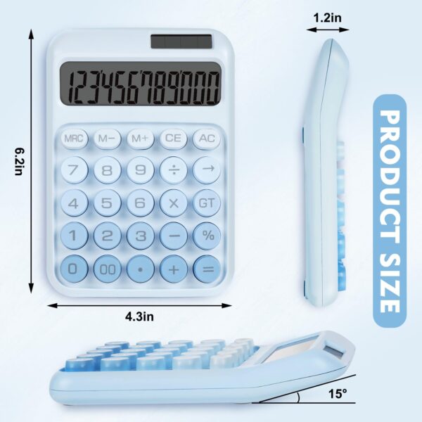 Casual Stylish Desktop Calculator With External Pencil Battery
